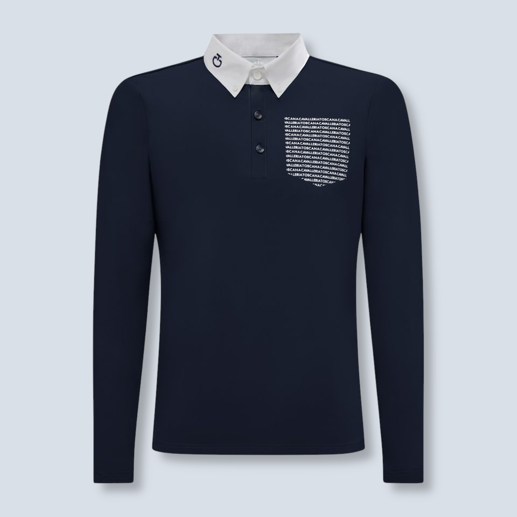 CT Jersey L/S Competition Zip Polo