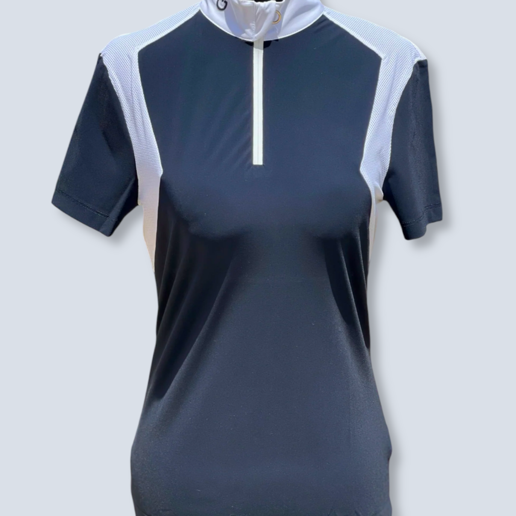 Jersey s/s Zip Competition Polo W Jersey Mesh Inserts 