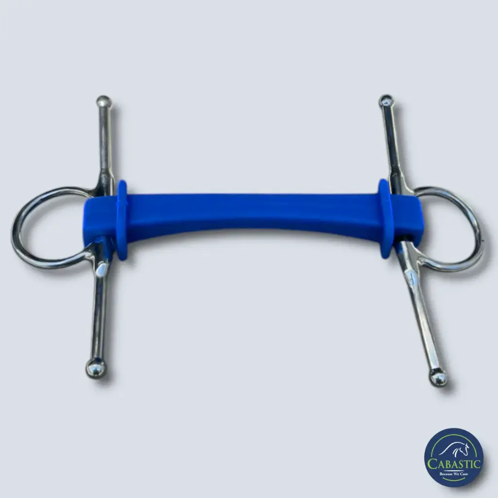 Full Cheek Bit Siloflex 13.5 Whit Flexible Mouth Cabastic