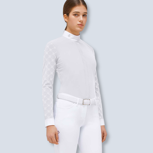 Mini Orbit Flock Printed Jersey L/S Competition  Shirt Woman 