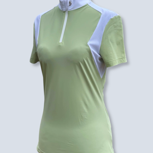 Jersey s/s Zip Competition Polo W Jersey Mesh Inserts 
