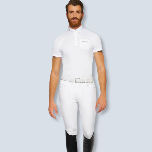 Jersey Pique s/s Competition Polo W Perforated Poc 