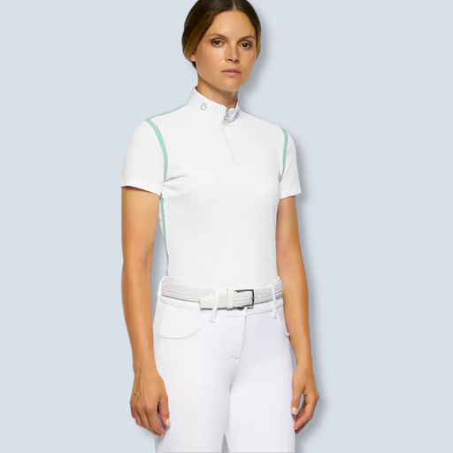 Jersey Pique Contour S/S Button Competition Polo