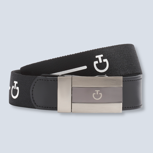 WOMEN'S ELASTIC BAND BELT W/RUBBERIZED CT LOGO 