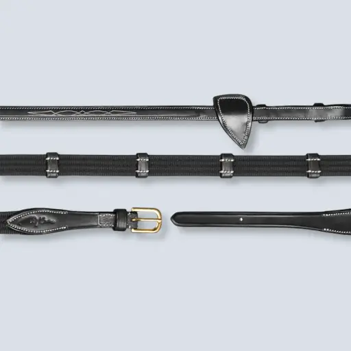 Web reins with loops S.S Buckles 