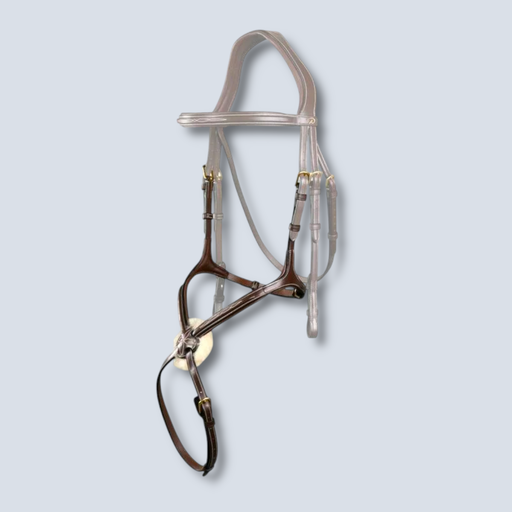 Fig 8 Noseband Brass Buckles with sheep 