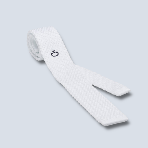 Tricot Tie With Tie Pin