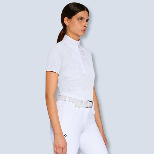 CT Perforated Jersey S/S Competition Shirt W/Poplin Bib