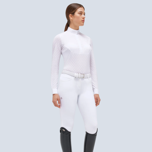 CT CT Jersey L/S Competition Shirt W/Sheer Back Bib
