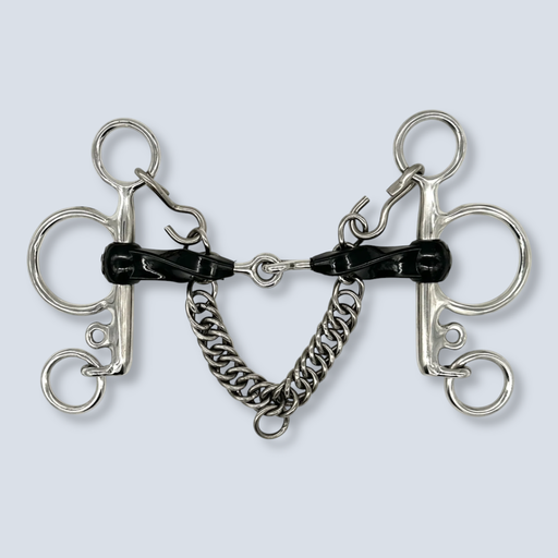 RUBBER TWIST PELHAM BIT 